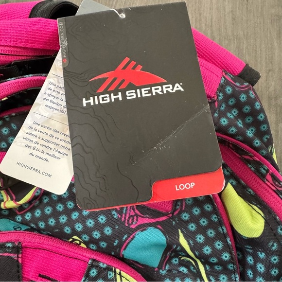 High Sierra loop hiking outdoors backpack hot pink NWT - Picture 4 of 12